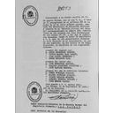 Copia del documento de no admisión de estudiantes por la comisión depuradora de la Escuela Normal de Las Palmas