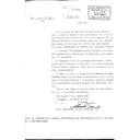 Documento de aceptación de la dimisión como Director de la Escuela Universitaria del Profesorado de EGB